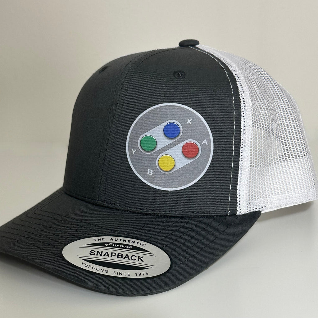 Super Famicom Trucker Hat Side View