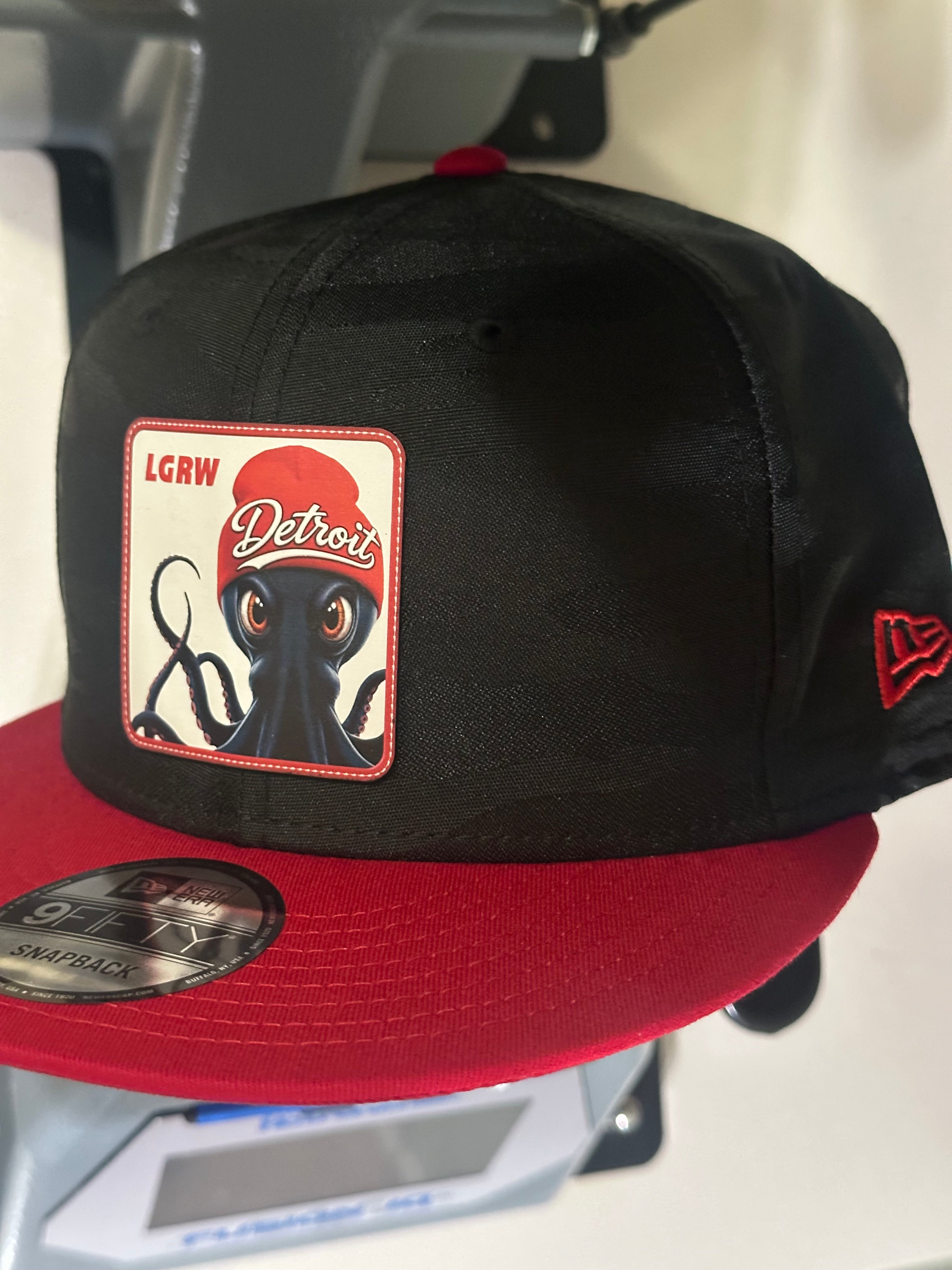 LGRW - Stanley The Octopus with Attitude - Black Camo 9FIFTY Snapback Hat