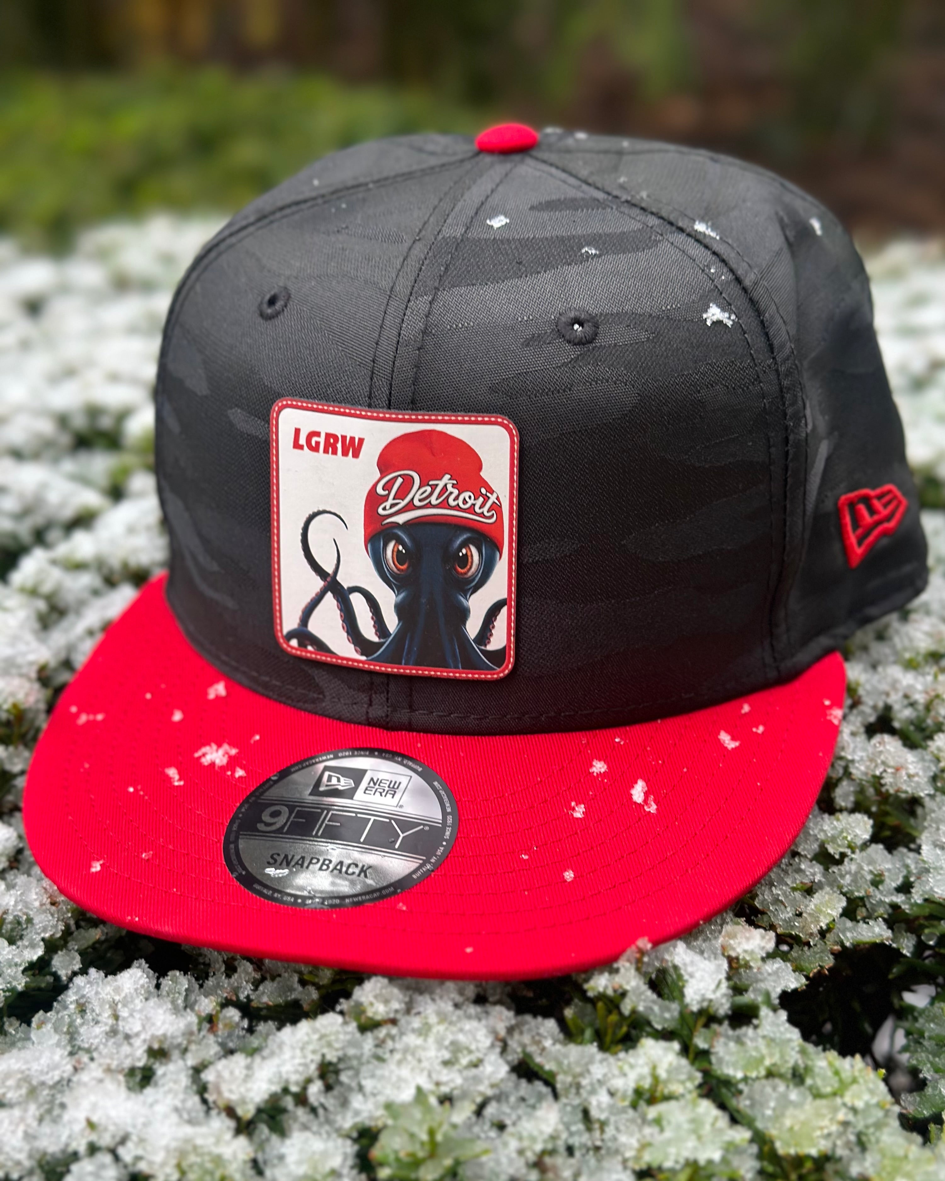 LGRW - Stanley The Octopus with Attitude - Black Camo 9FIFTY Snapback Hat
