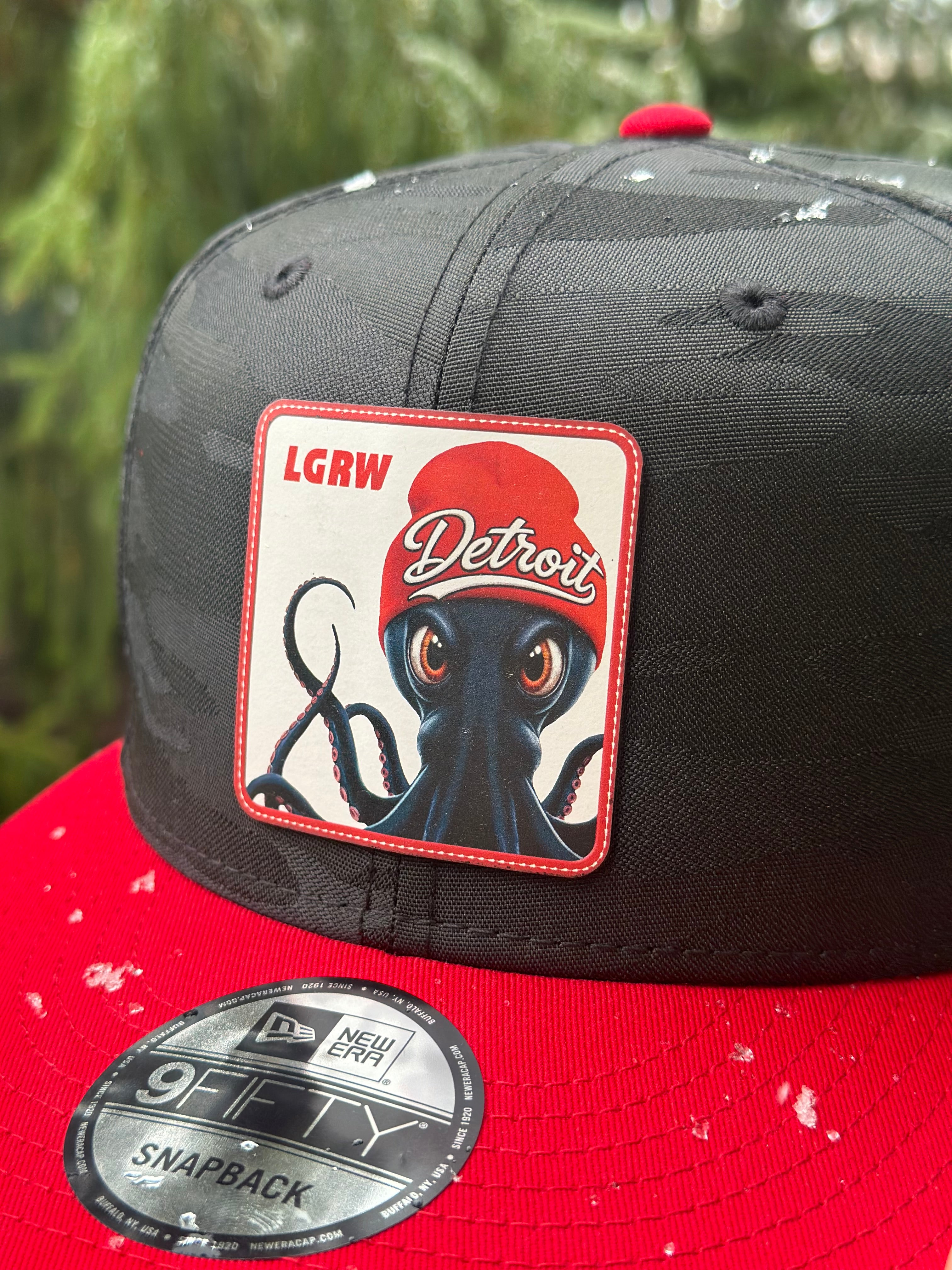 LGRW - Stanley The Octopus with Attitude - Black Camo 9FIFTY Snapback Hat