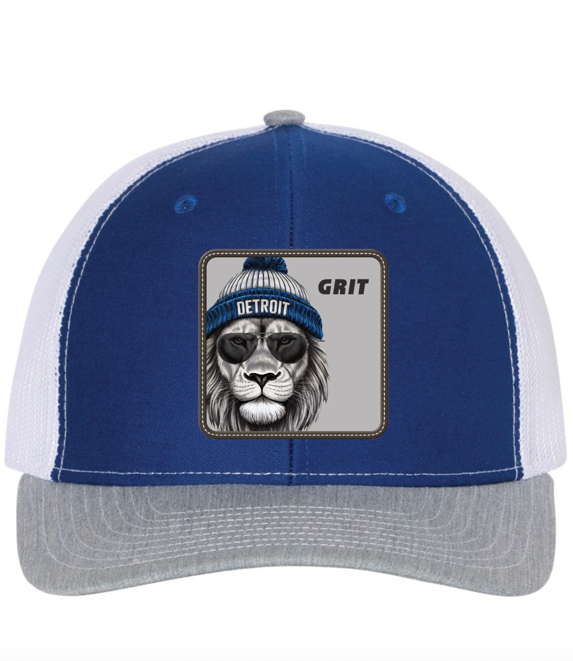 GRIT - Detroit Football - Royal Blue Hat