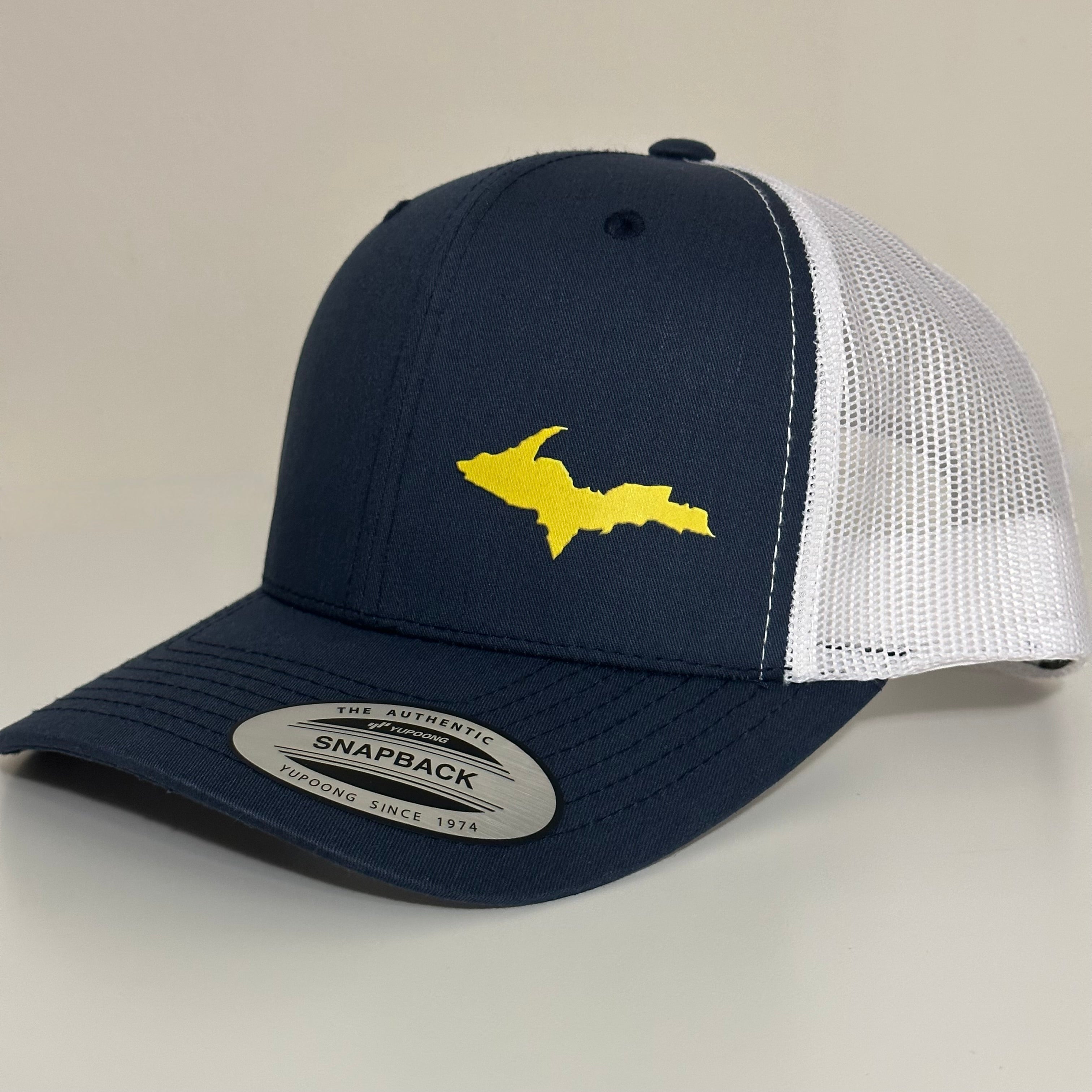 Michigan U.P. "Maize and Blue" Flexfit Trucker Hat