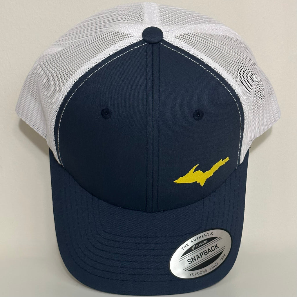 Michigan U.P. "Maize and Blue" Flexfit Trucker Hat