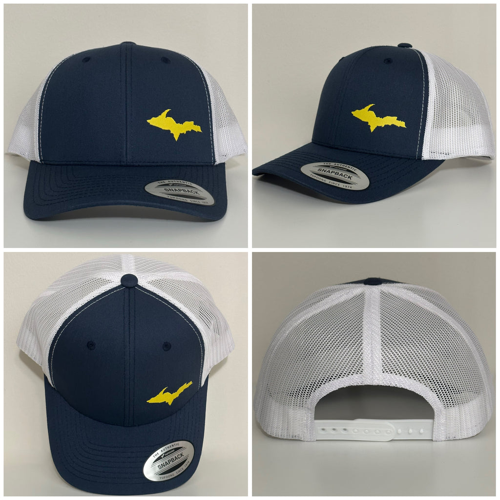 Michigan U.P. "Maize and Blue" Flexfit Trucker Hat